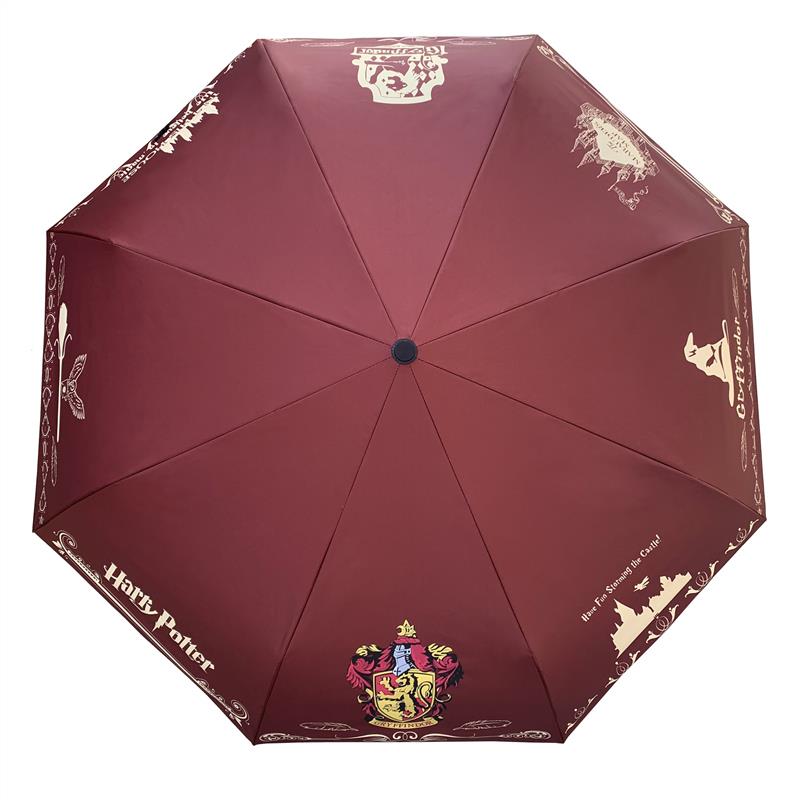 高档哈利学院雨伞狮蛇院獾院二次元周边黑胶全院自动鹰男女礼物院