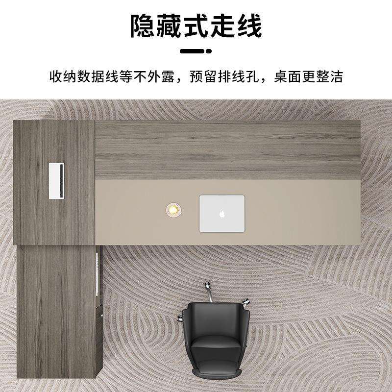 轻奢总裁办公桌老板桌老板椅组合办公室简约现代经理主管桌大班台