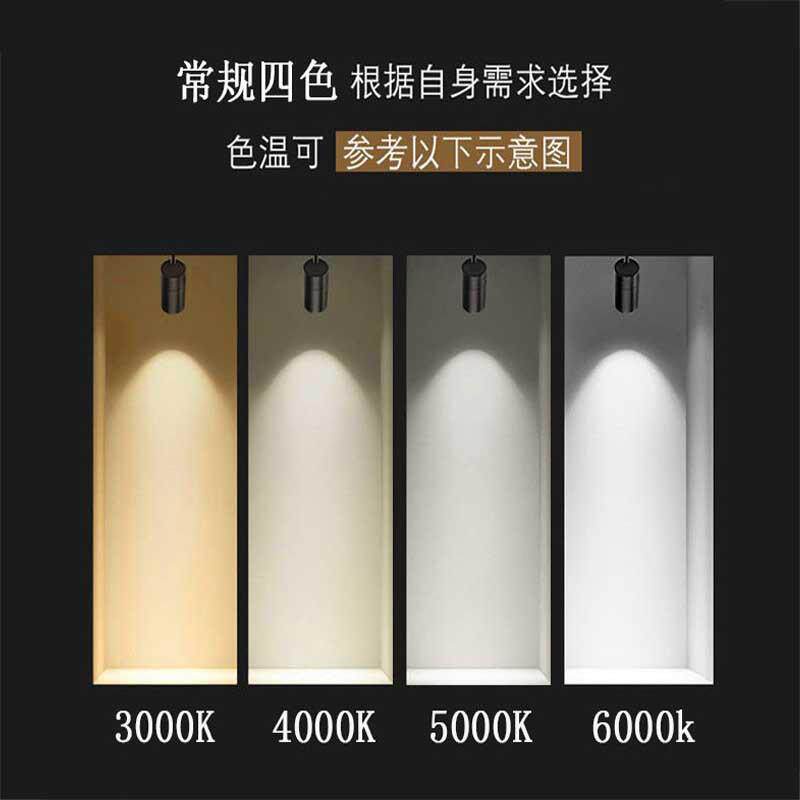 30W二三线轨道灯超市连锁店led可旋转导轨灯商店服装明装98显射灯