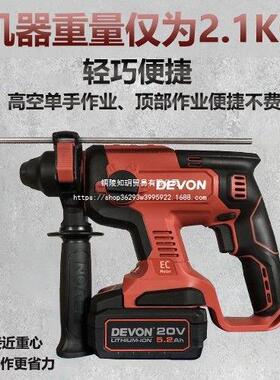 大有充电电锤电动工具多功能锂电冲击钻充电式轻型无刷工业级5401