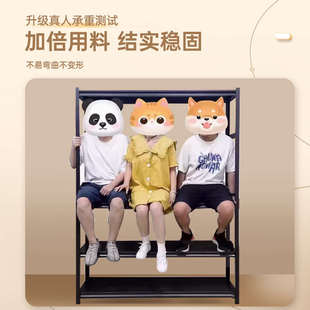 家用货架钢制绿色置物架落地多层储藏间阳台杂物收纳架超市展示架