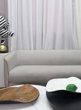 北欧意1099创几不规何则椭圆形树脂果盘托摆件客厅餐厅软盘装家居