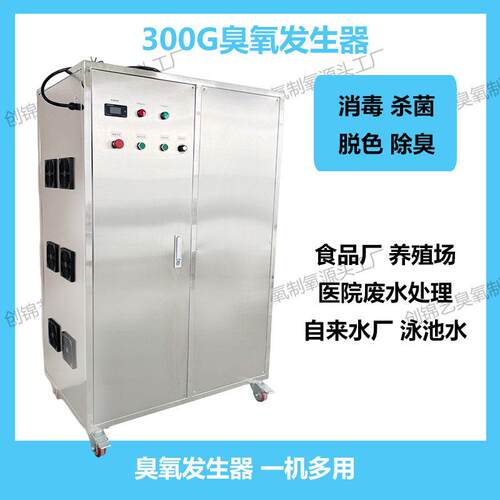 300g大型臭氧发生器水处理食品厂车间消毒杀菌商用工业臭氧发生器