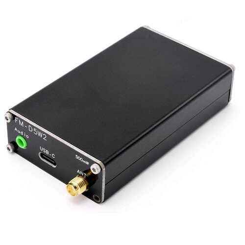 2千米FM发射机数字显示0.5W 500mW立体声76-108M英语听力FM-D5W2