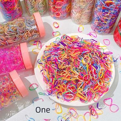 Girls Rubber Band Disposable Black Rubber Band Thickened Ba