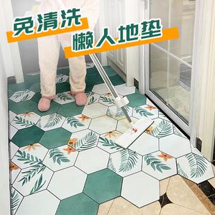 入户门地垫pvc可擦洗进门防滑脚垫自由裁剪家用皮革门口玄关地毯