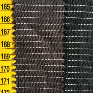 衬衣色织纯 亚麻男装面料条纹亚麻 麻布布料纯麻纯条纹条  面料