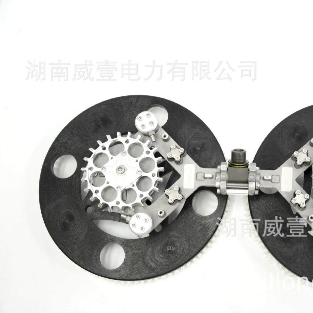 水动力光伏盘刷工商业组件大面积清洗除锈鸟粪水泥手持每天1兆瓦