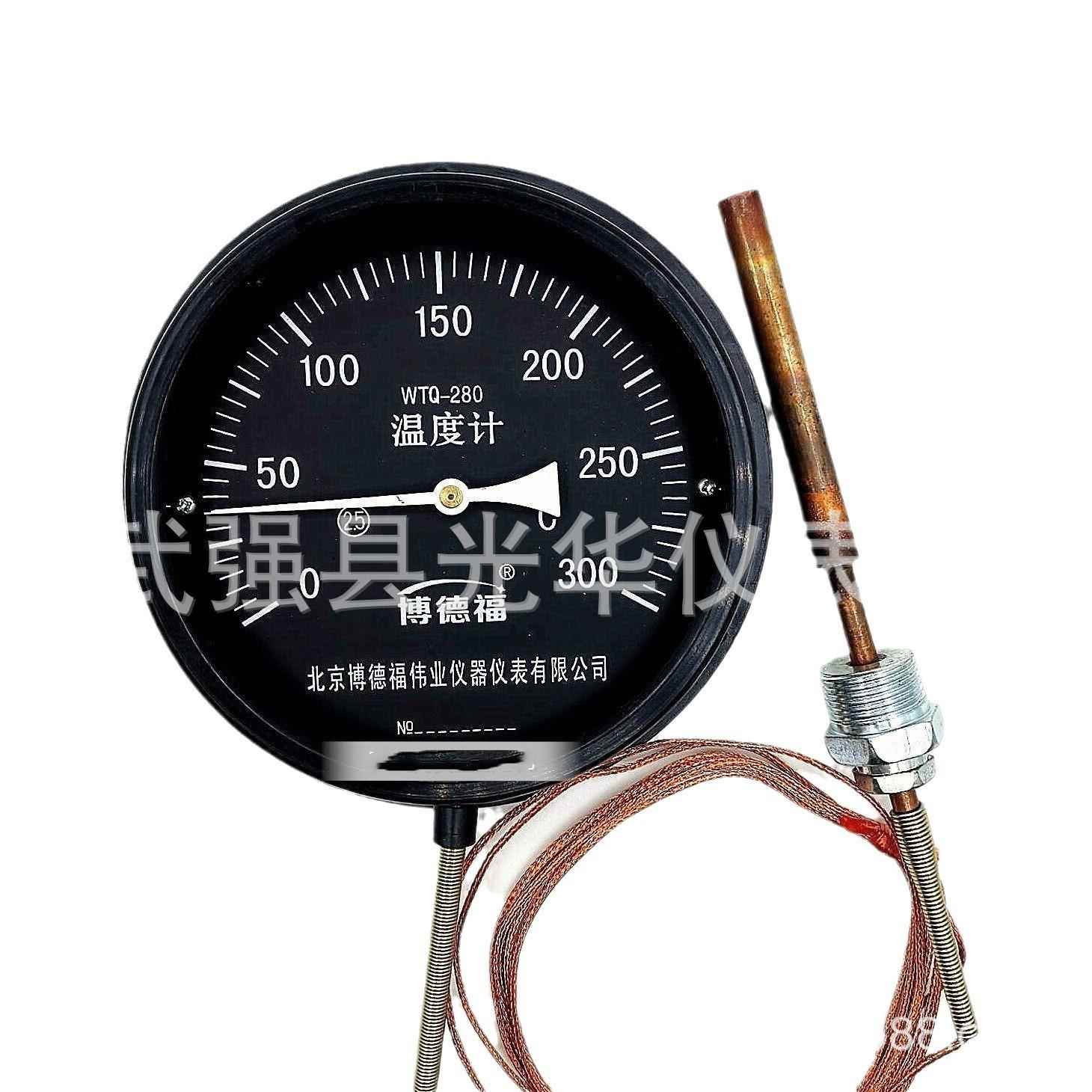 WTZ-280压力式温度计工业锅炉用温度计指针温度表