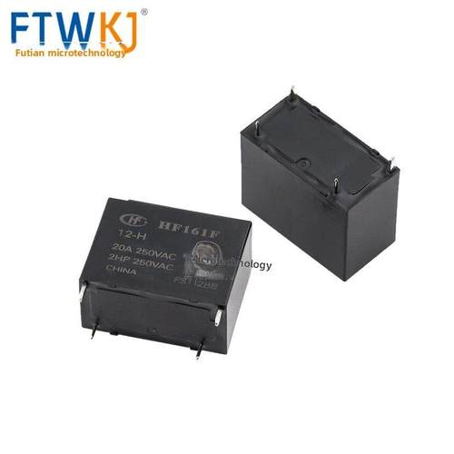 宏发继电器Hf161F-W-12/24-H -Ht 4针20A/31A太阳能光伏12V/24V