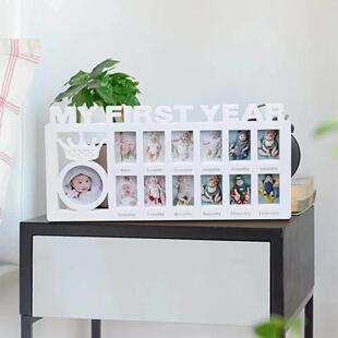 Baby Frame Keepsake Months Pictures First Photo Year
