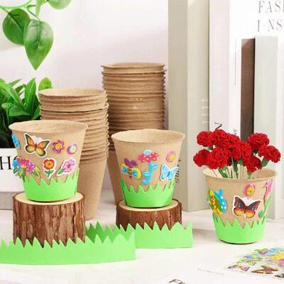 50PCS DIY Pulp Planting Kit Organic Eco-Friendly Nursery