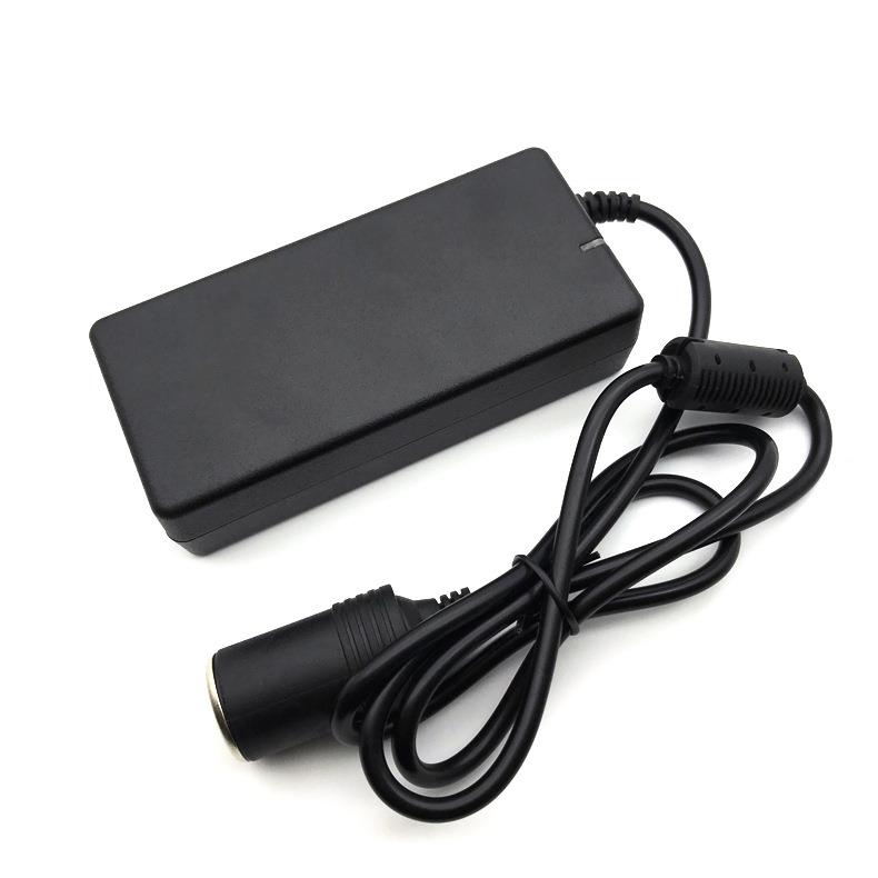 新款直销12V8A电源转换器适配器车载转家用吸尘器冰箱充气泵洗车