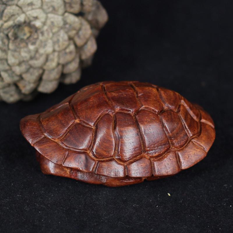 赞比亚小叶紫檀手把件把玩文玩工艺品血檀雕刻木雕摆饰摆件厂供应