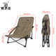 W.P.E户外烧烤野餐聚餐钓鱼餐桌椅月亮椅便携式 折叠座椅加高加厚