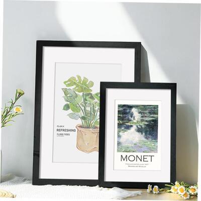 poster , photo , wooden art picture frame, square相框/画 画
