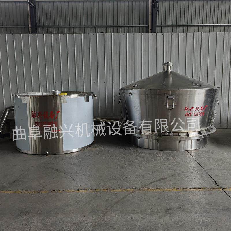 304不锈钢白酒酿酒设备家庭自动化蒸酒设备大型甑锅烧酒设备全套