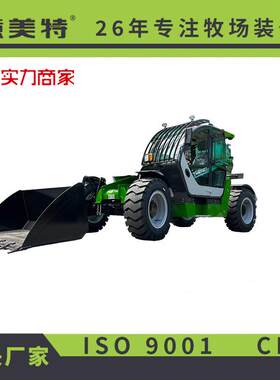 伸缩臂叉车旋转飞臂四驱液压搬运车多功能越野搬运叉装车