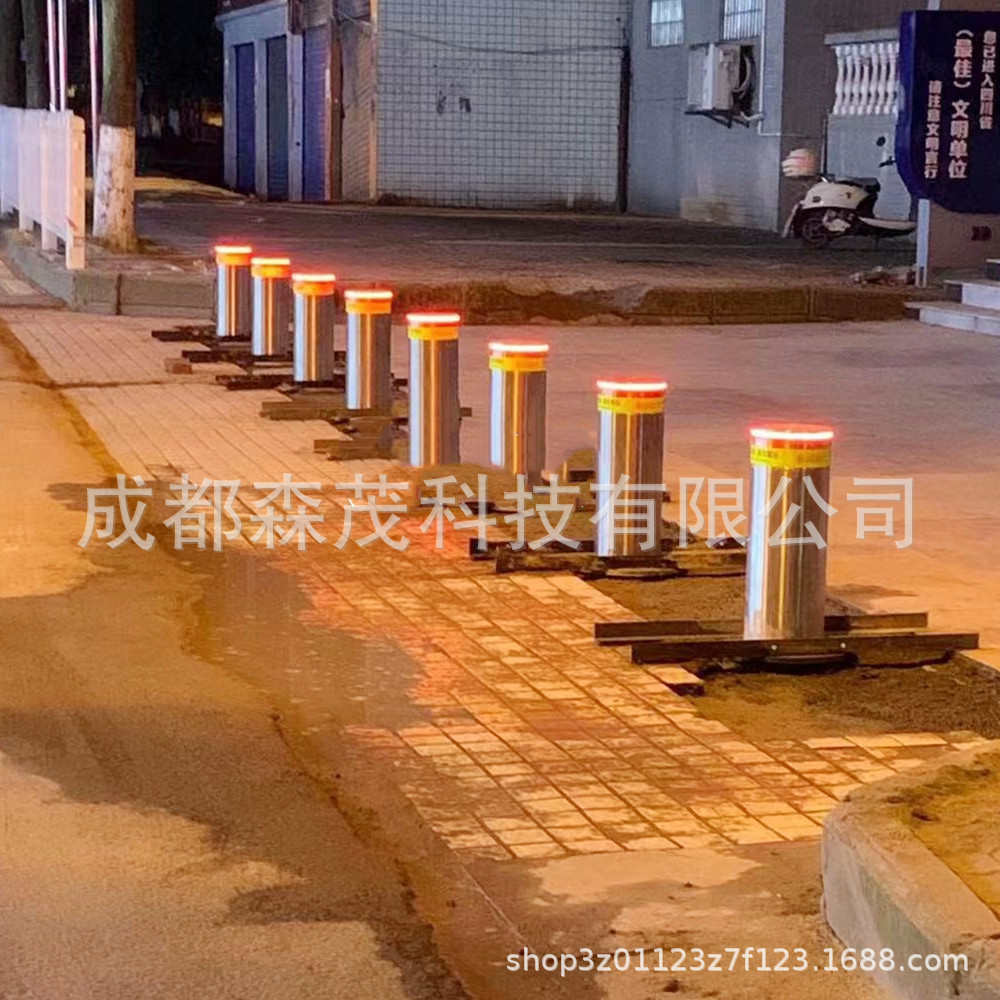 防升降防撞冲撞路液压升降桩柱古镇路障设施防撞景区自动柱