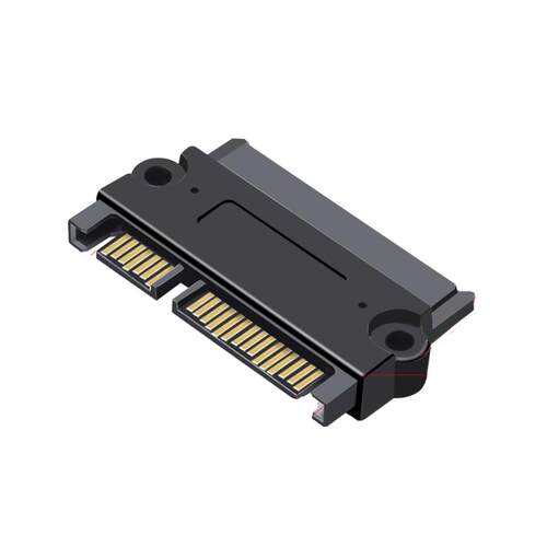 6Gbps SATA 22P电源数据同时传输公对母台式机电脑固态硬盘转接头