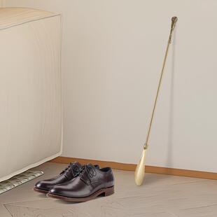 不懒人弯腰孕妇家用穿鞋 欧式 提鞋 拔档子穿鞋 黄铜 材高黄铜质加长鞋