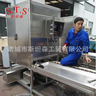 H全自动鸭剥胗机价格鸭胗自动去黄皮设备厂家诸城明顺鸭剥胗机