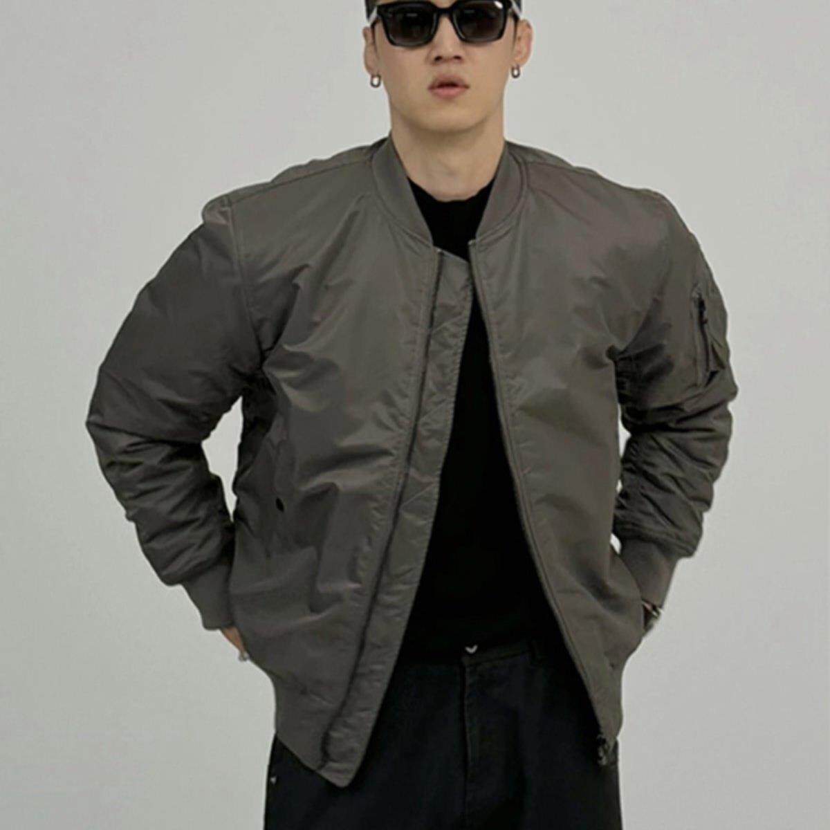 飞行员夹克男2026新款春秋季硬汉风美式高级感痞帅棒球服男士外套