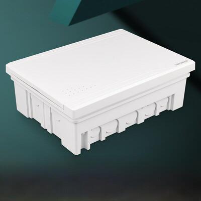 隐藏式大弱电箱配电箱家用多媒体箱光纤入网信息箱集线器箱塑料