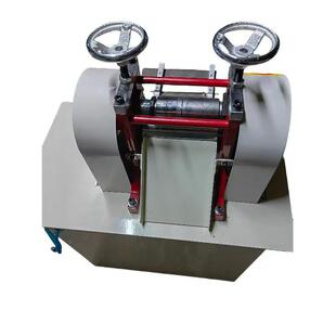 14CM皮带腰带压花机花纹烙印机滚轮加温压花机轮腰带加工设备厂家