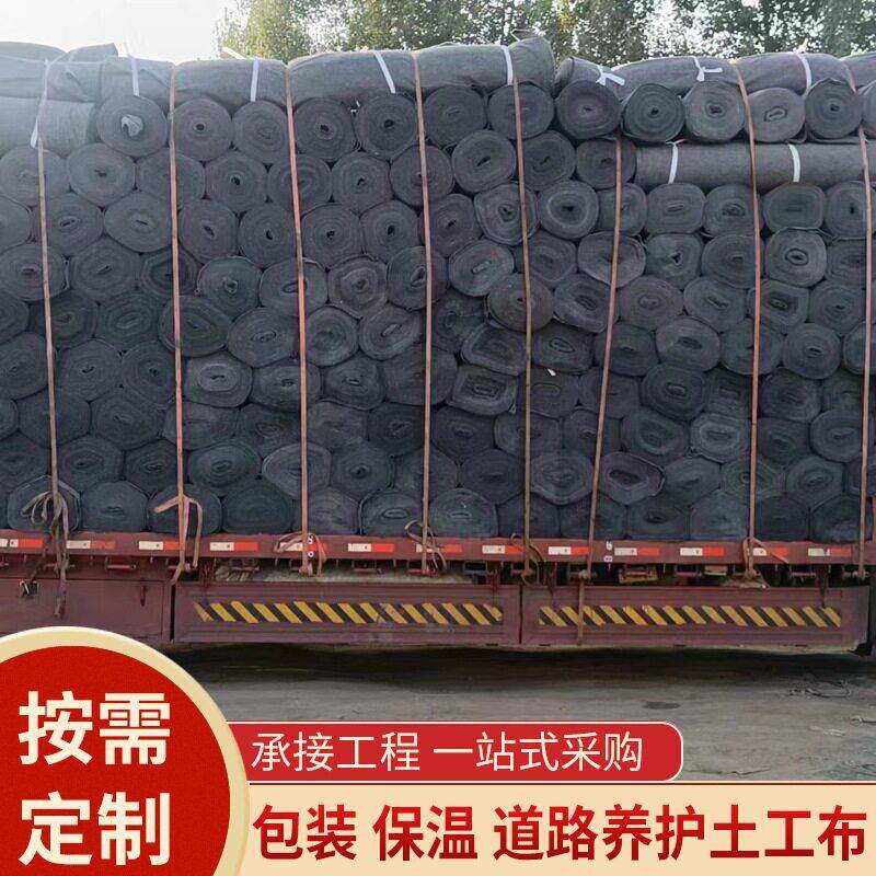 防水土工膜两布一膜土工布加厚保温保湿工程布防渗淋膜无纺布