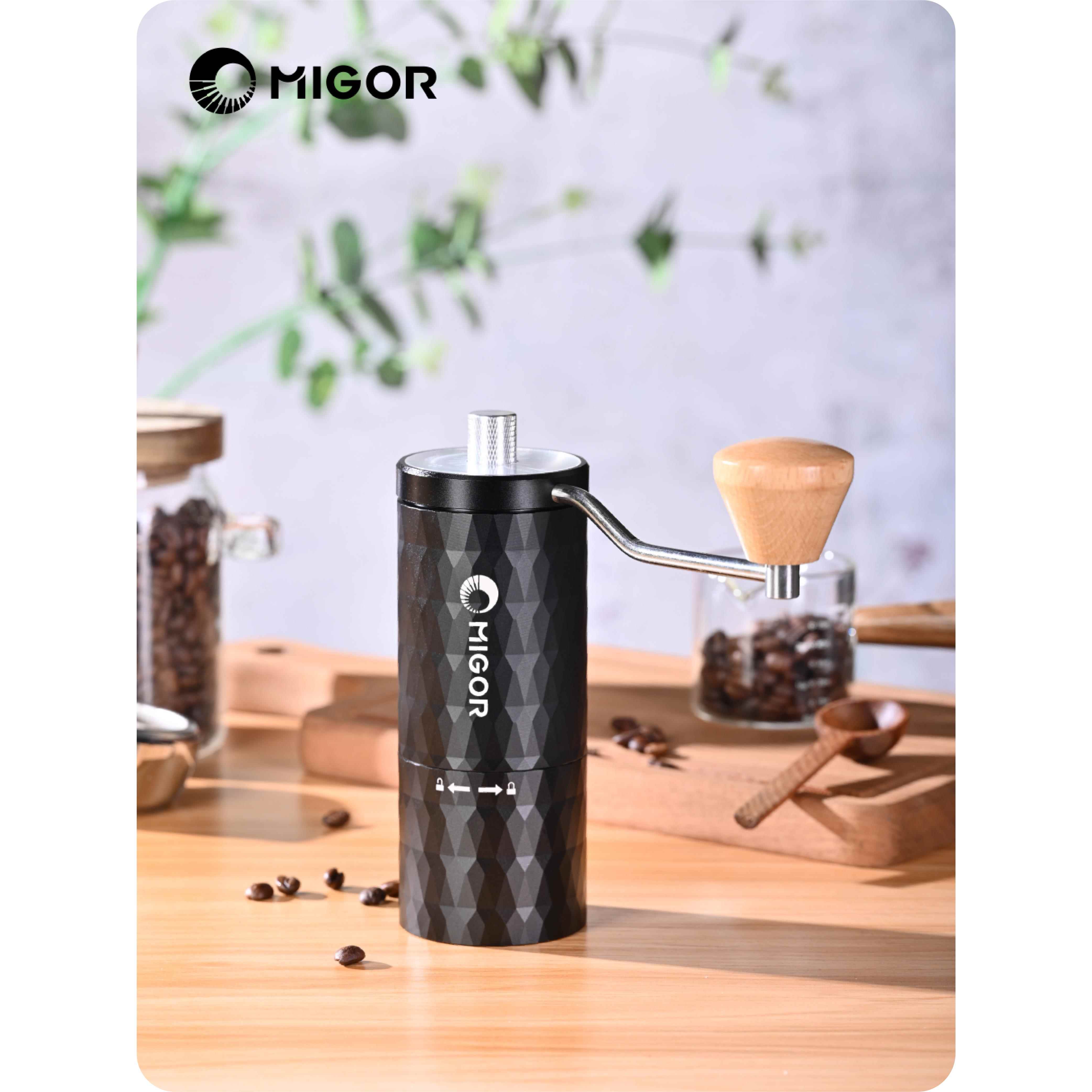 Migor G-11钻石手咖啡研磨机意大利便携式手动咖啡豆研磨机小型