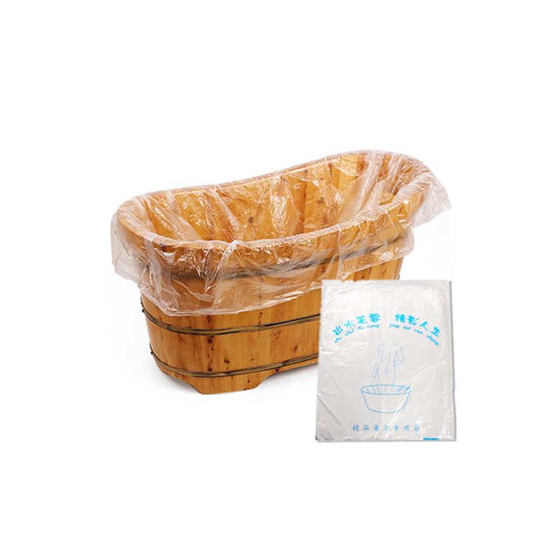 套袋米一次性塑料袋子浴缸袋洗澡袋木桶膜2塑料膜浴缸泡澡长木桶