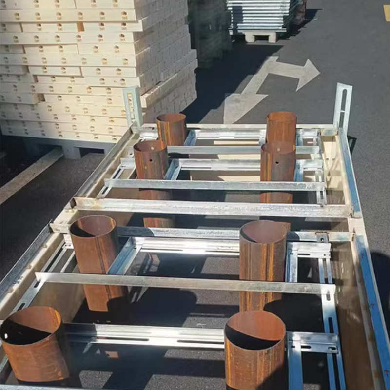 ABS塑钢垫石模具高速高铁垫石预制混凝土现浇钢模板 高铁垫石模板