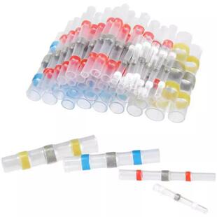 快速接线端子340pcs 焊锡环端子防水接线器热缩中接管免压线 盒装