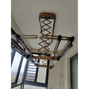 MS05外贸工程内阳台晒衣架声控烘干杀菌照明电动晾衣架工厂直杆