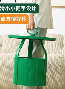 奶油风沙发边几北欧家用客厅手提小茶几现代简约卧室储物圆型角几