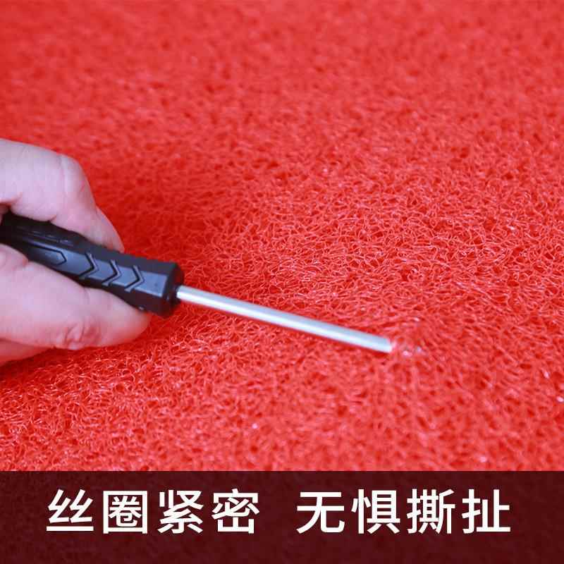 垫面积室外009红地毯子塑料丝圈垫防水门口垫进门迎宾脚垫防大滑