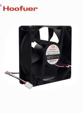 弘孚DC直流12V轴流风机12025 散热风扇12038配电箱排风扇24v48v