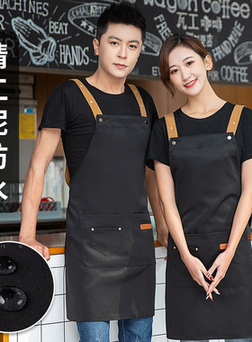 apron围裙厨房家用2024新款超强防水防油餐饮店男围裙