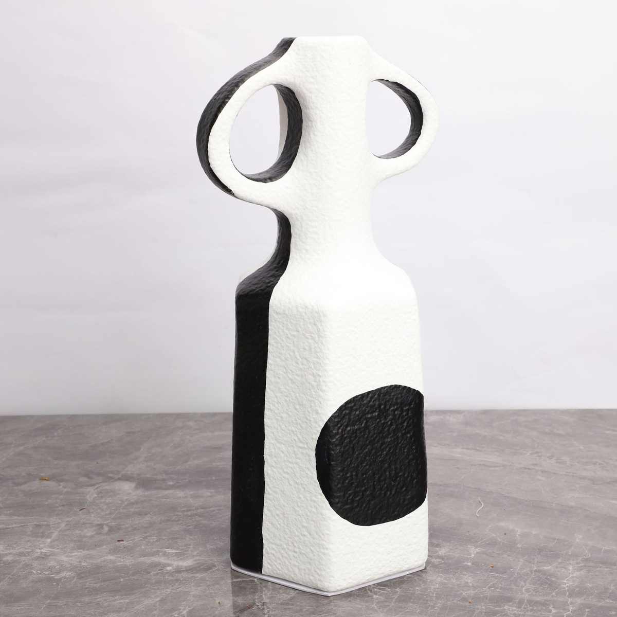 现代器轻摆件工艺耳样板房装饰品单双花树脂简约茶几奢酒柜桌面