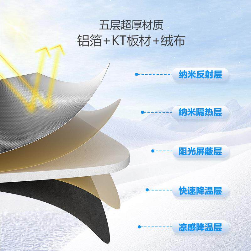 专车专用汽车遮阳挡防晒侧窗遮光帘便捷易折叠不透光加厚遮光板