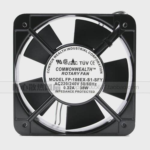 轴流风机 MODEL FP-108EX-S1-SFY AC220/240V 50/60Hz 0.22A 38W