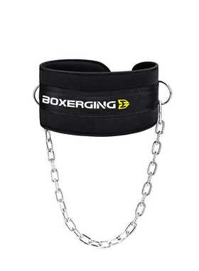 加粗铁链boxerging训练健身训练负重向上力量腰部单杠腰护带引体