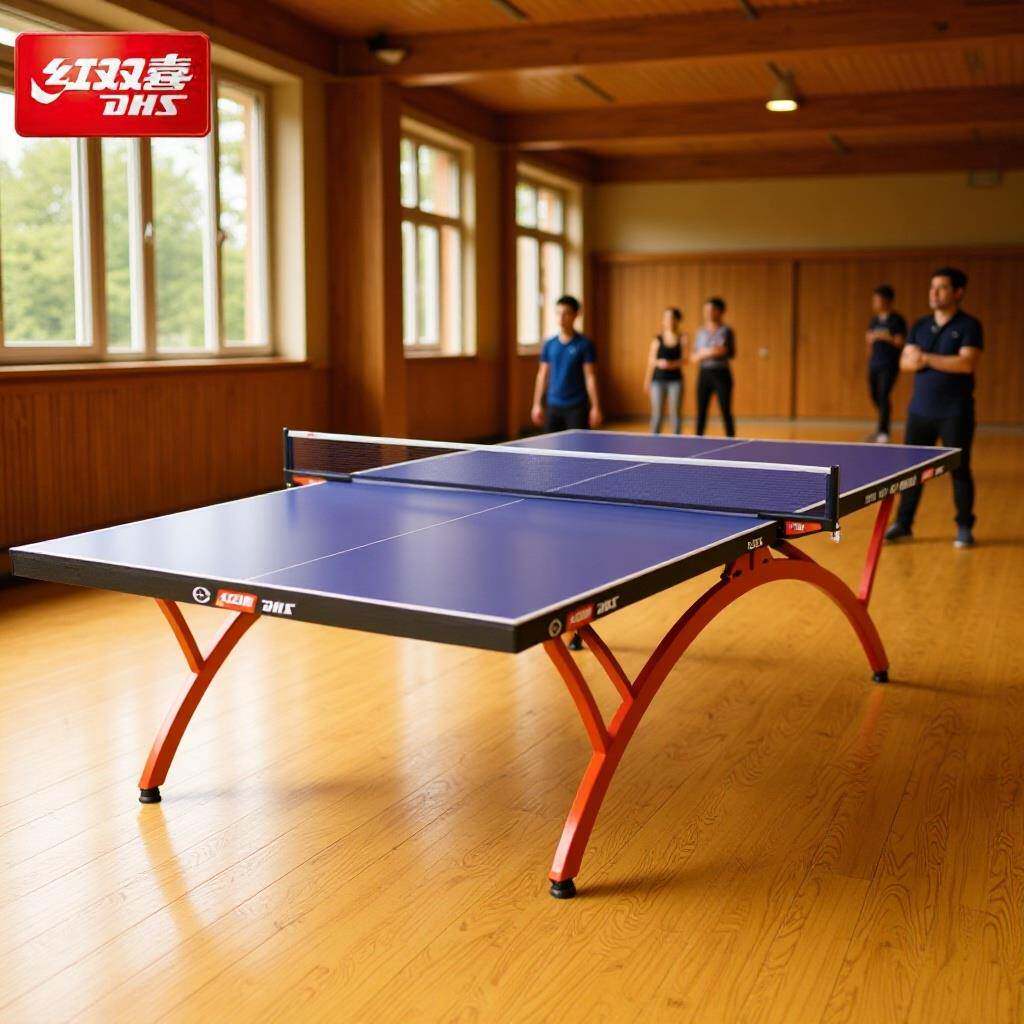 红双喜乒乓球桌室内外家用可折叠折叠乒乓球案子标准尺寸乒乓球台