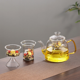 围炉煮茶器电陶炉茶具套装 福也茶玻璃蒸煮茶壶耐高温烧水壶新款