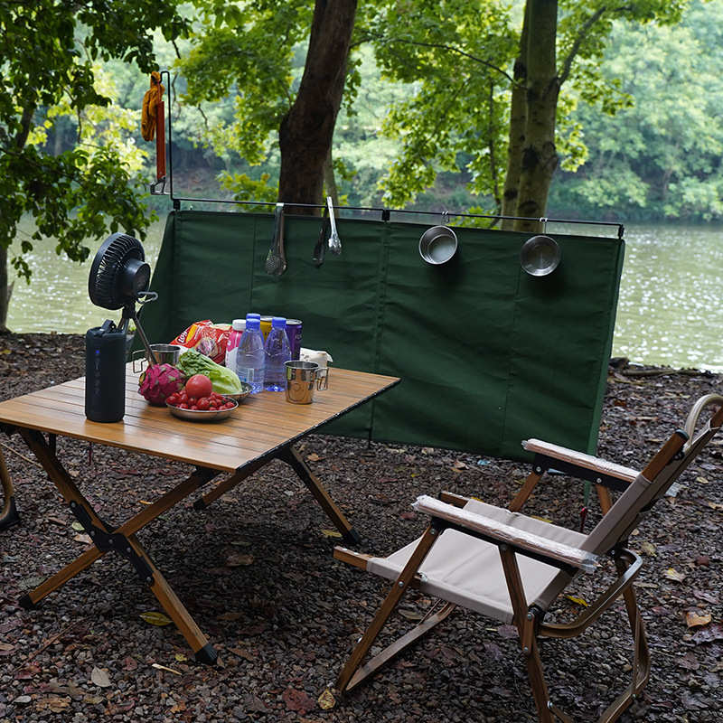 风幕布可防幕布挡风热销野营大号烧烤篝火挡风火焚野炊板