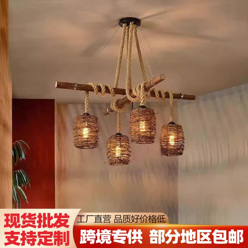 源头厂家创意个性工业风餐厅吧台吊灯复古乡村风民宿餐厅酒吧灯具