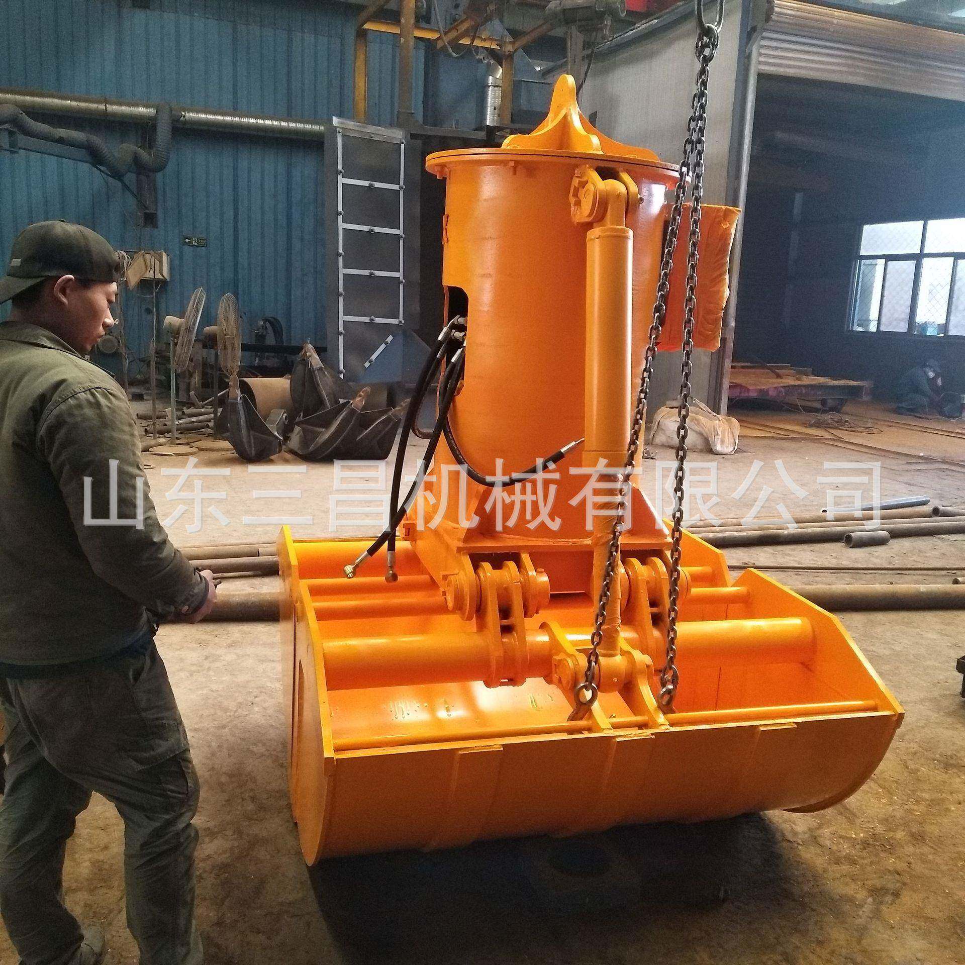 不锈钢抓斗钢厂酒厂工业起重机配件行车不锈钢电动贝壳形抓斗