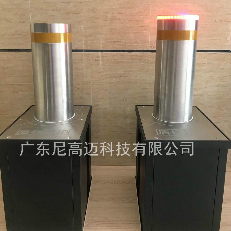 供应加强型全自动液压升降防撞柱,学校门口防恐止车伸缩路障柱子