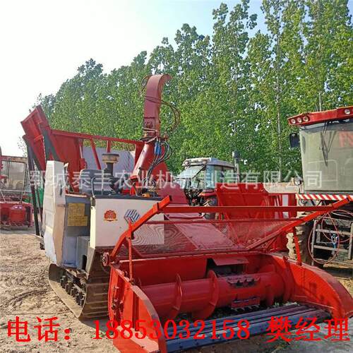 热卖履带式地滚刀割台青储机供售全自动自走青贮收割机品质保障